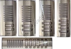 Simge Sesli Görüntüsüz Hoparlörlü Zil Butonu Paneli Çift Sıra