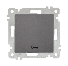 Mutlusan Rita Serisi Anahtar ve Priz Çeşitleri Füme - Kapı Otomatiği