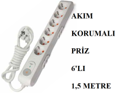 Viko Multi-let Anahtarlı(sız) Grup Priz Uzatma 2li 3lü 5li 6lı 5li Anahtarlı - Kablosuz