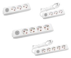 Viko Multi-let Anahtarlı(sız) Grup Priz Uzatma 2li 3lü 5li 6lı 6lı Akım Korumalı - 1.5 Metre