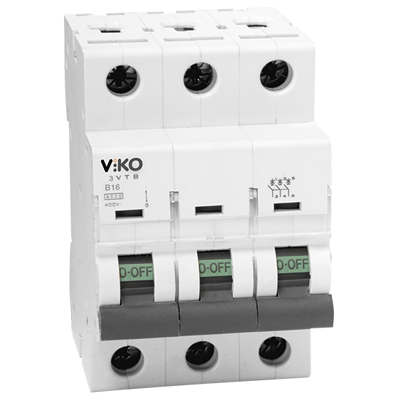 Viko K Otomat C 4.5 ka Grup Sigorta 3X10 16 20 25 32 40 50 63 Amper C Tipi 16 Amper