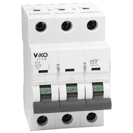 Viko K Otomat C 4.5 ka Grup Sigorta 3X10 16 20 25 32 40 50 63 Amper C Tipi 40 Amper