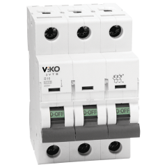 Viko K Otomat C 4.5 ka Grup Sigorta 3X10 16 20 25 32 40 50 63 Amper C Tipi 50 Amper