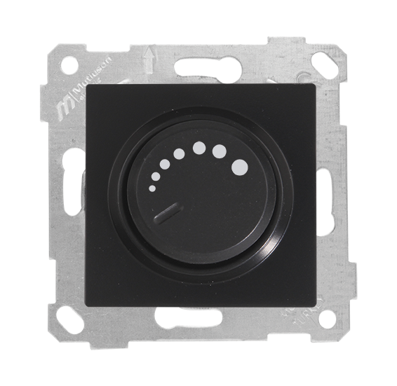 Mutlusan Rita Siyah Dimmer 600W Çerçevesiz - 2200 440 0284