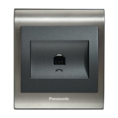 Viko Panasonic Thea Blu Inox Serisi Anahtar ve Priz Çeşitleri İkili Anahtar Komütatör - Füme