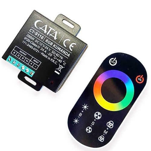 Cata Rgb Led Kumandası 25 Metrelik 24 Amper ct-9116