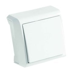 Viko Vera Beyaz Sıva Üstü Topraklı Priz Anahtar Serisi Tekli Nümeris Telefon