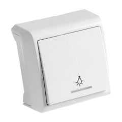 Viko Vera Beyaz Sıva Üstü Topraklı Priz Anahtar Serisi Tekli Nümeris Telefon