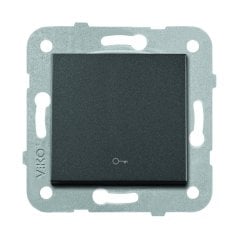 Viko Novella Kapı Otomatiği ÇERÇEVESİZ- Siyah