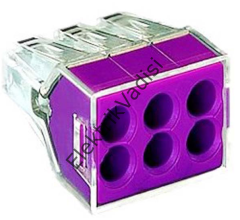 Wago Klemens Tırnaklı Geçmeli 2,3, 4, 5. 6, 8 No 4 No Geçmeli