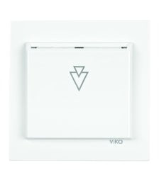 Viko Karre Beyaz Gecikmeli Enerji Saver 230 V ÇERÇEVELİ