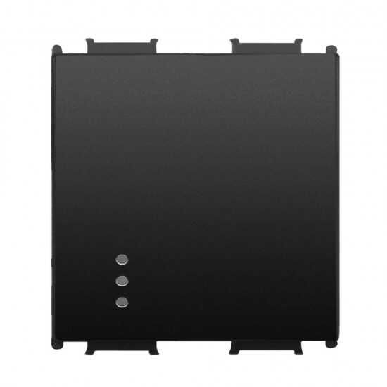 Panasonic Modüler Siyah Işıklı Anahtar 2M Kapak - WVTR20024BL-TR