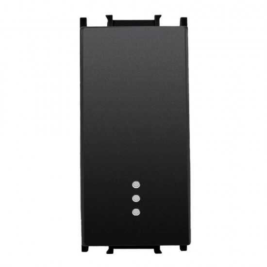 Panasonic Modüler Siyah Işıklı Anahtar 1M Kapak - WVTR10024BL-TR