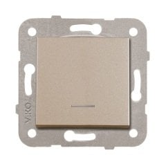 Viko Novella Işıklı Anahtar ÇERÇEVESİZ- Saten