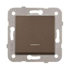 Viko Novella Işıklı Anahtar ÇERÇEVESİZ- Antrasit