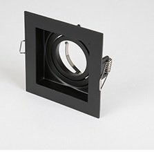 Cata Siyah Boş Cam Spot Kasası Pars CT-5223