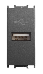 Viko Panasonic Thea Modüler Füme Usb Konnektör Alt+Kapak 1M - WVTT14194DG-TR