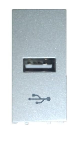 Viko Panasonic Thea Modüler Metalik Beyaz Usb Konnektör Alt+Kapak 1M - WVTT14194MW-TR
