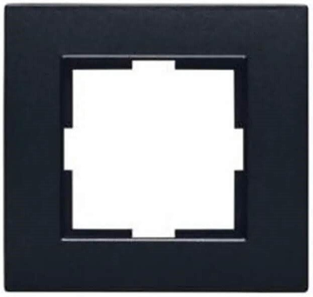 Viko Artline Novella SİYAH Renk Anahtar ve Priz Çeşitleri Tekli Çerçeve