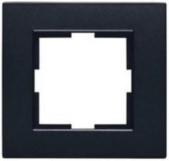 Viko Artline Novella SİYAH Renk Anahtar ve Priz Çeşitleri Tekli Çerçeve