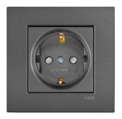 Novella FÜME Topraklı Priz Ç.K. Çerçeveli Viko Artline - 92605442