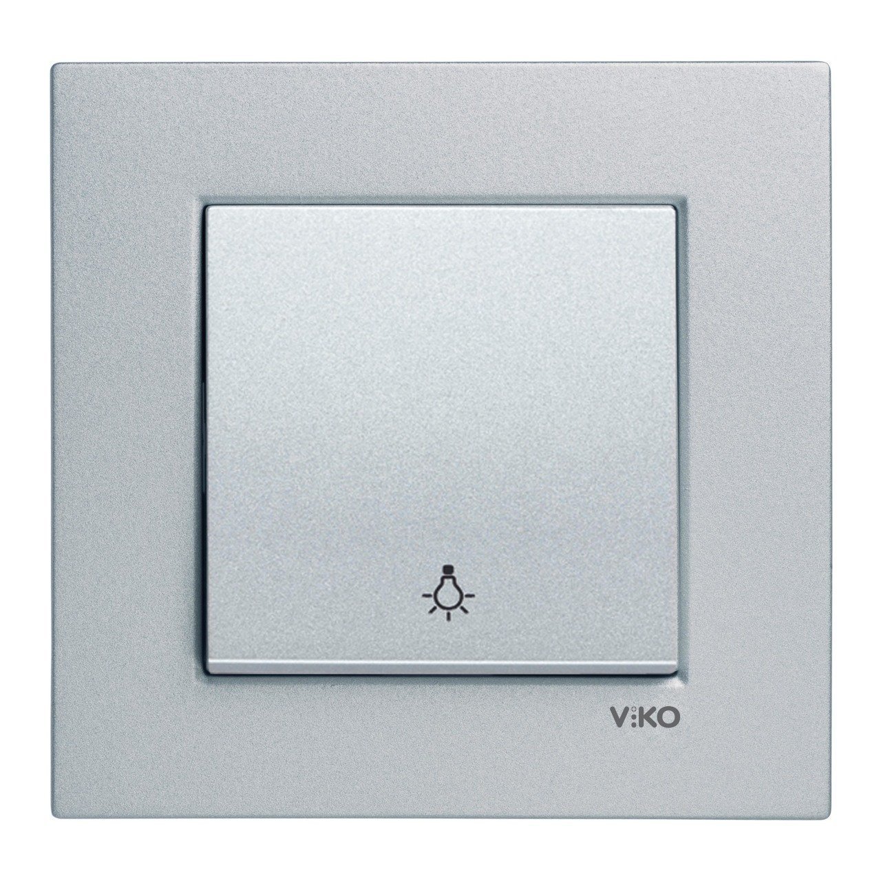 Viko Artline Novella GÜMÜŞ Light Anahtarı Çerçeveli - 92605003