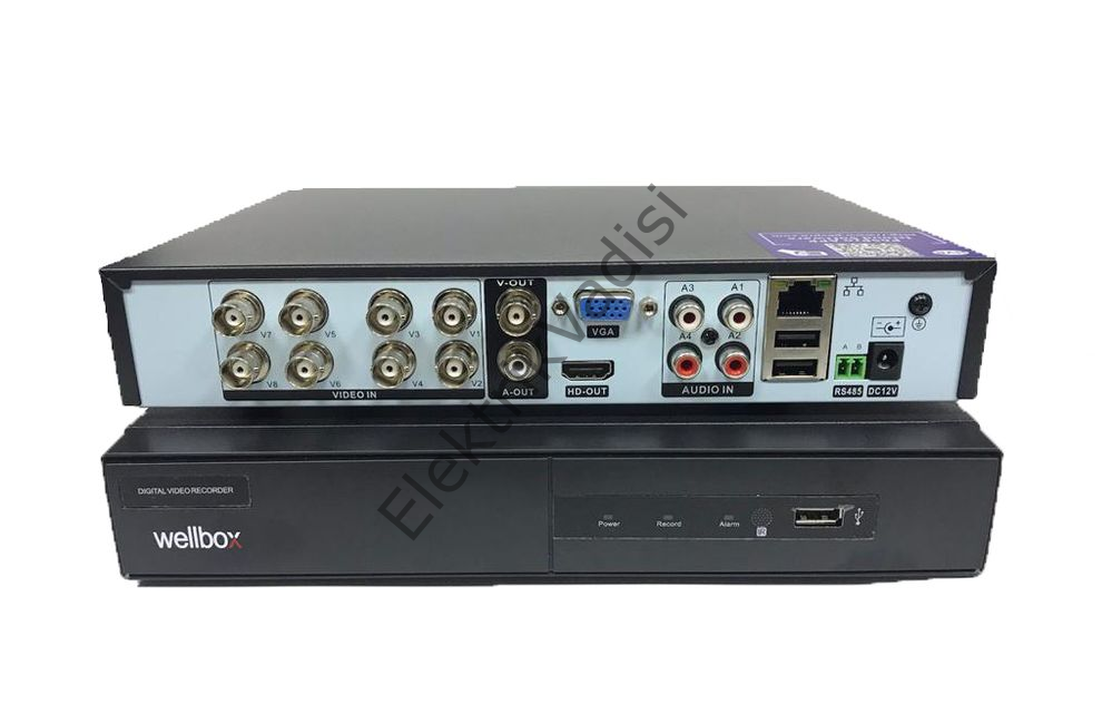 Wellbox Kamera Kayıt Cihazı Dvr 8 Kanal Ahd 1080p Video