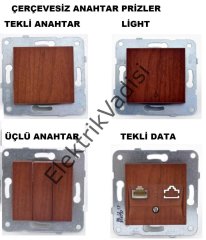Viko Artline Novella KİRAZ Renk Anahtar ve Priz Çeşitleri Altılı Çerçeve