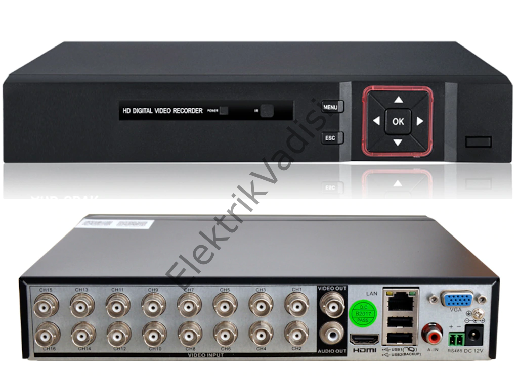 Wellbox Kamera Kayıt Cihazı Dvr 16 Kanal Ahd 1080p Video