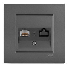 FÜME Tekli Data İnternet Çerçeveli Viko Artline - 92605432