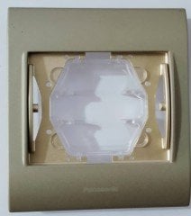 Panasonic Thea Blu Inox Matt+Dore Tekli Çerçeve - WBTF08015IM-TR