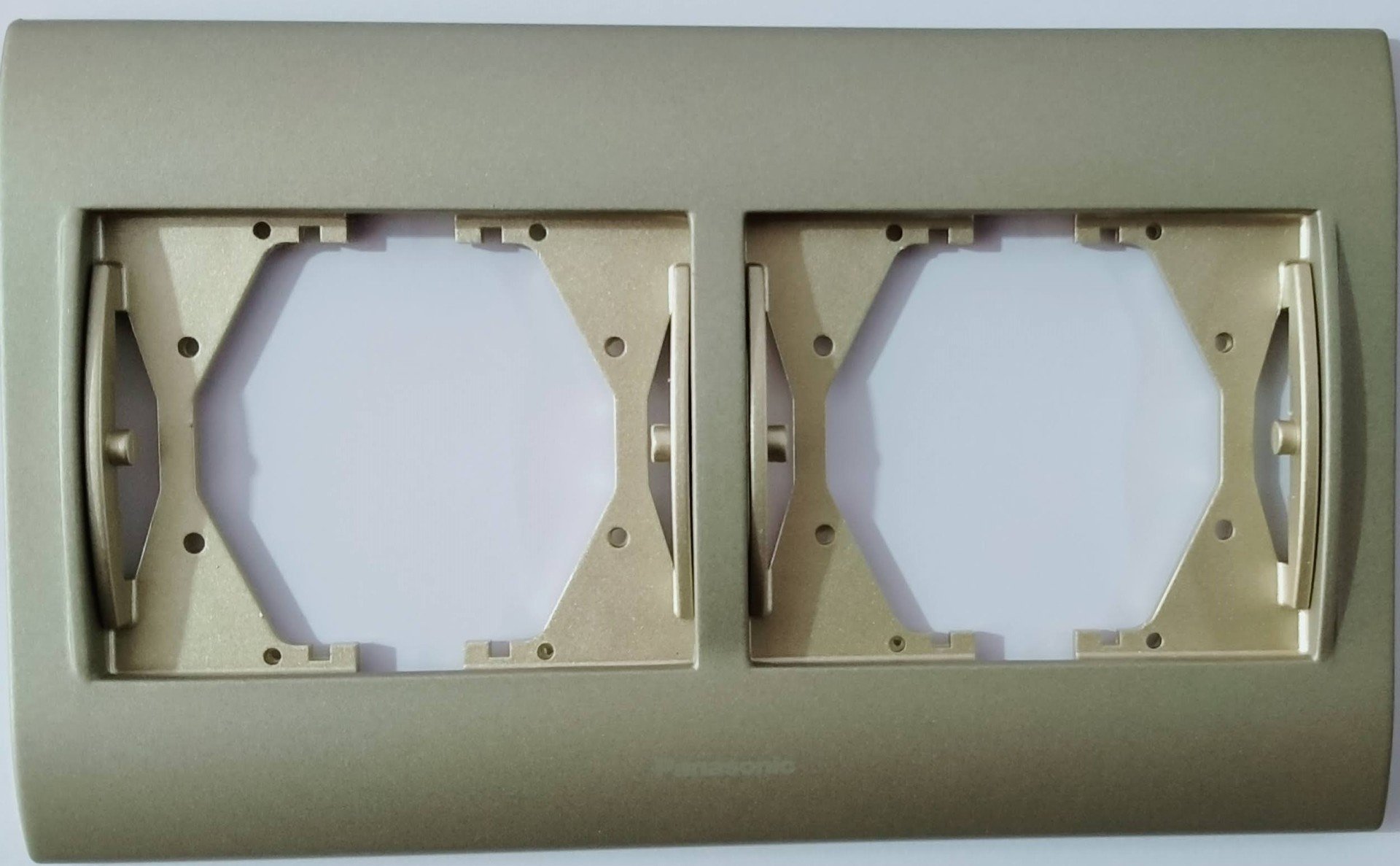 Panasonic Thea Blu Inox Matt+Dore İkili Çerçeve  - WBTF08025IM-TR
