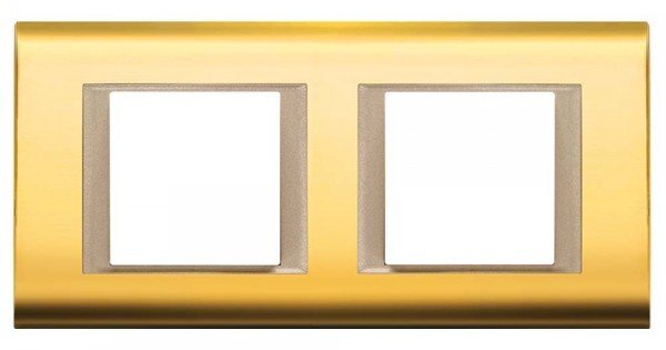 Viko Panasonic Thea Sistema 2x2M Gold Dore Çerçeve