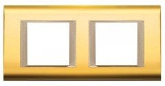 Viko Panasonic Thea Sistema 2x2M Gold Dore Çerçeve
