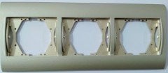 Panasonic Thea Blu Inox Matt+Dore Üçlü Çerçeve  - WBTF08035IM-TR
