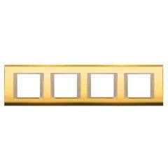 Viko Panasonic Thea Sistema 4x2M Gold Dore Çerçeve