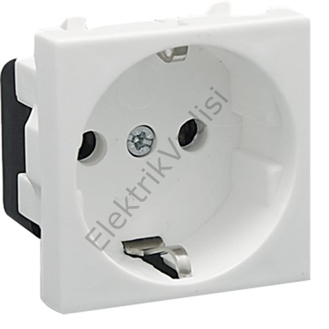 Nead 45x45 mm Şebeke Topraklı Priz 2008