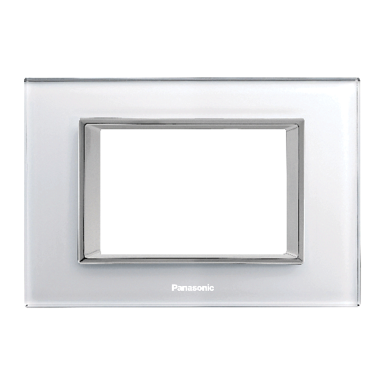 Viko Panasonic Thea Ultima Serisi Cam Beyaz Çerçeveler 3M Çerçeve