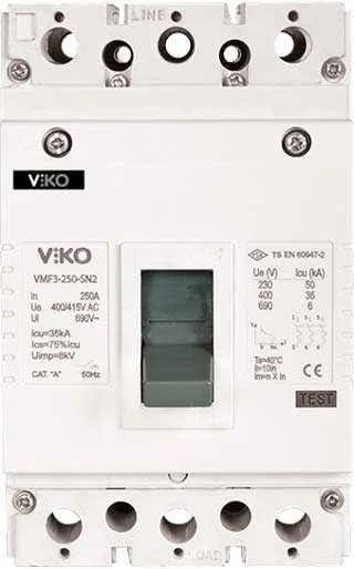 VİKO 4x125A KOMPAKT ŞALTER 4 KUTUPLU 25KA SN2
