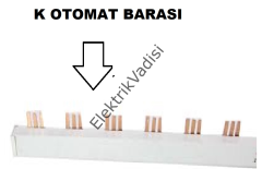 Trifaze K Otomat Barası Bakır 106 Cm