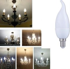 Cata Led Buji Ampul E14 Kıvrık Beyaz Günışığı 5W Ct-4077