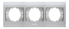 Panasonic Thea Blu Chrome Matt+Beyaz Üçlü Çerçeve  - WBTF08035CM-TR