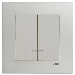 Viko Artline Novella SATEN Renk Anahtar ve Priz Çeşitleri Tekli Çerçeve