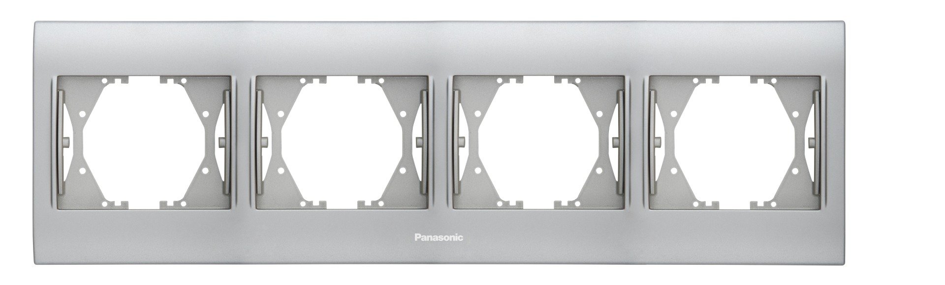 Panasonic Thea Blu Chrome Matt+Beyaz Dörtlü Çerçeve  - WBTF08045CM-TR