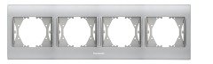 Panasonic Thea Blu Chrome Matt+Beyaz Dörtlü Çerçeve  - WBTF08045CM-TR