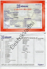 Köhler Monofaze Elektronik Sayaç