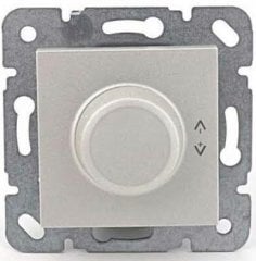 Viko Novella METALİK BEYAZ Renk Anahtar ve Priz Çeşitleri Dimmer 600W