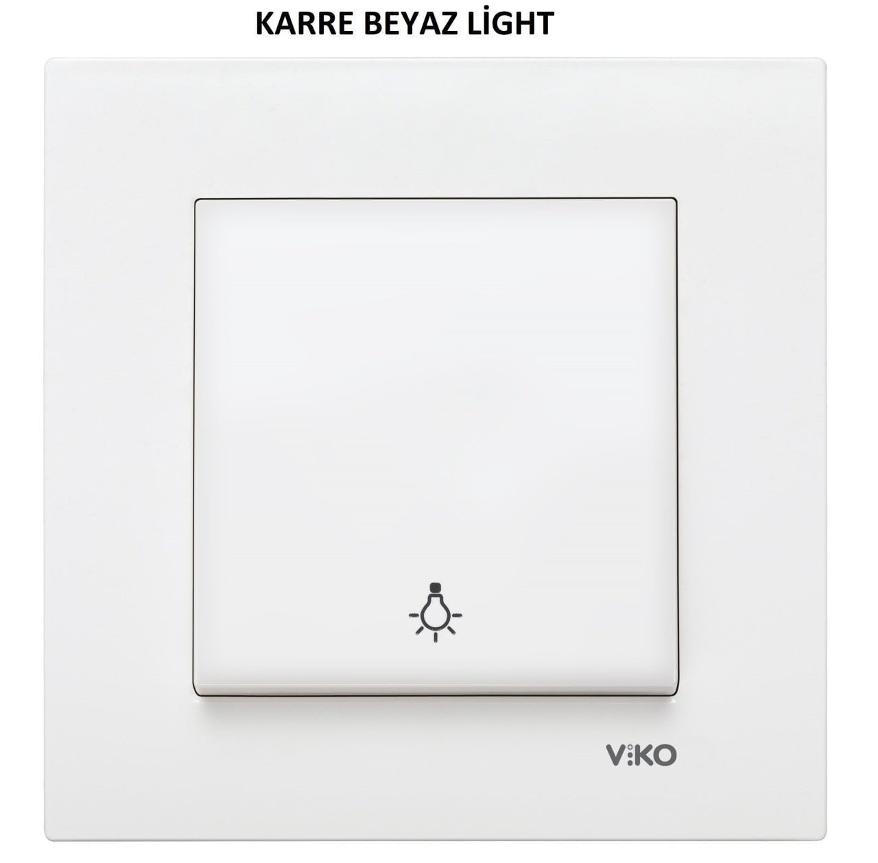 Viko Karre/Meridian Beyaz/Krem Light