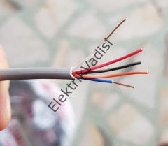 Telefon Kablosu 2 ÇİFT 5 Telli Tam Bakır 2X2X0.50 Tamtel 100 MT