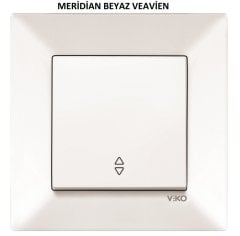Viko Karre/Meridian Beyaz/Krem Vavien Veavien Anahtarı Beyaz - Karre Çerçeveli